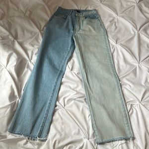 Glassons Denim 2 toned wide leg jeans